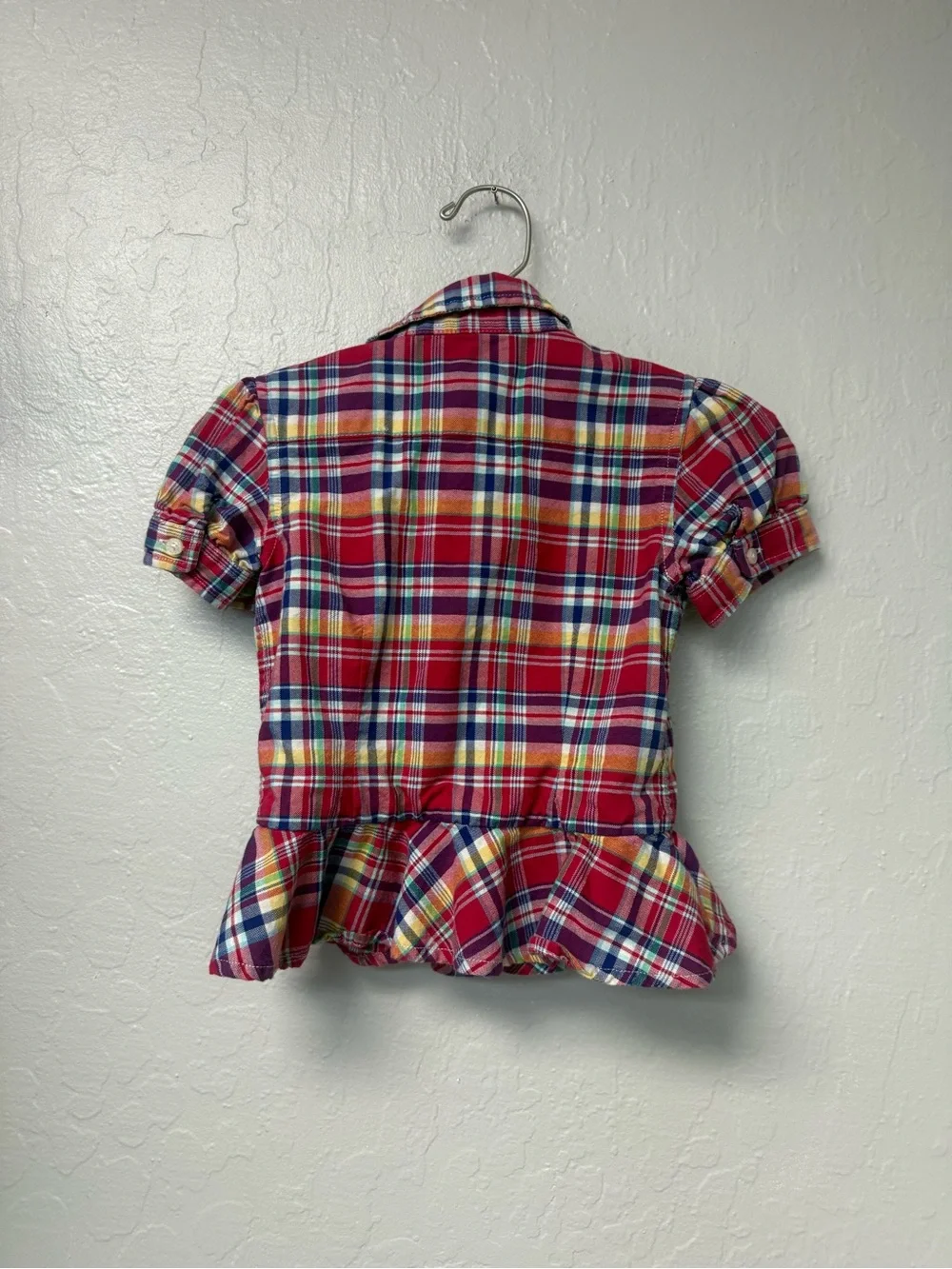 $15 ADD ON Ralph Lauren Plaid Shirt Peplum 4Y Zara Red Janie‎ and Jack